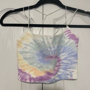 Gilly Hicks cropped tie dye top with tags